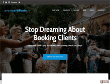 Tablet Screenshot of eventcertificate.com